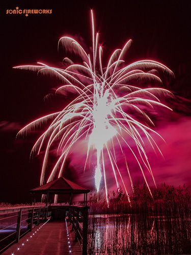 Fireworks at Quantock lakes