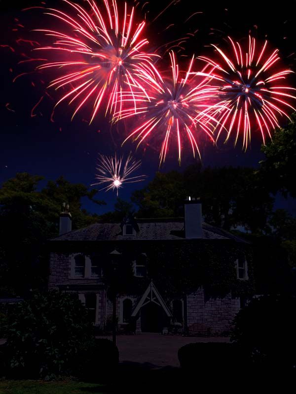 Fireworks at Penmorvah Manor