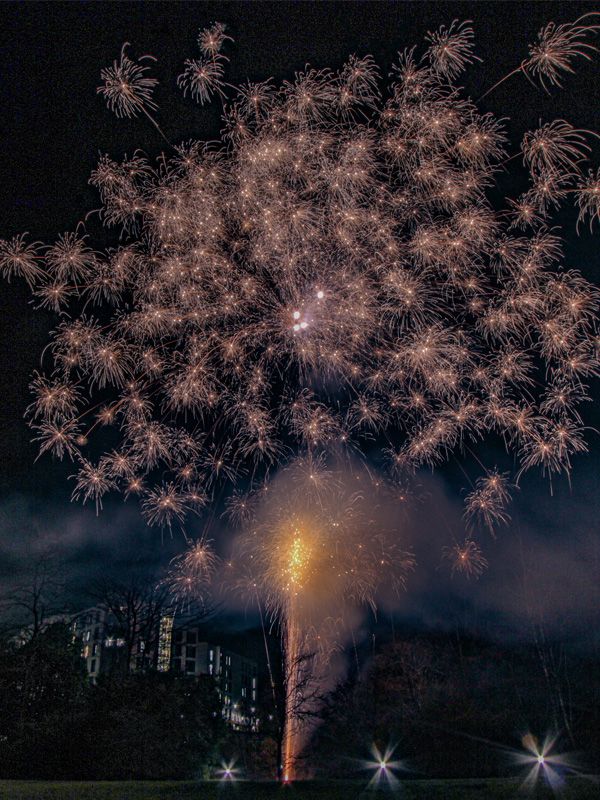 Newlyn Christmas Lights Fireworks Display