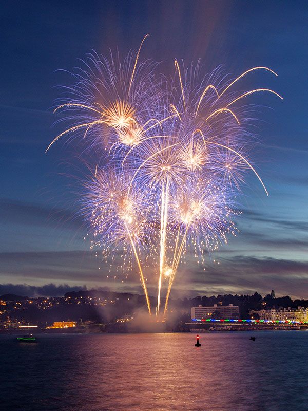 Corporate Display in Torquay by Sonic Fireworks