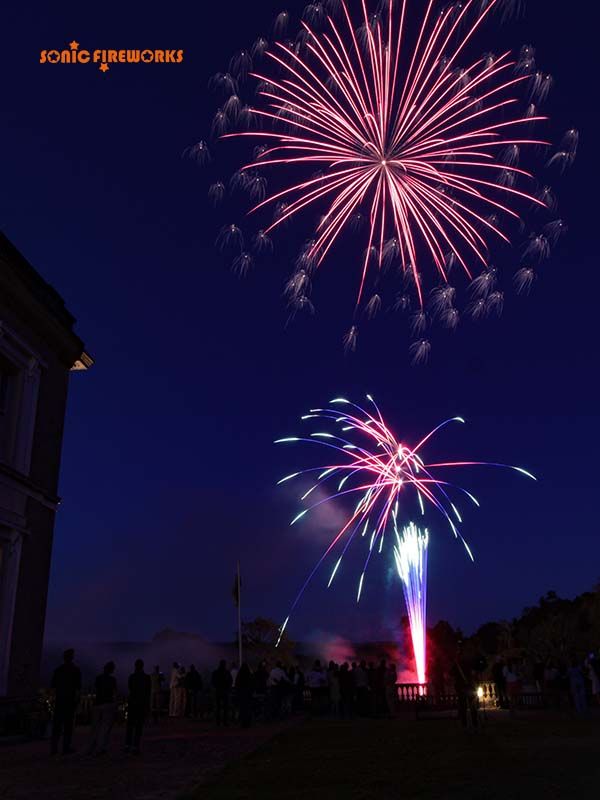 Fireworks at Escot House, Devon