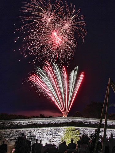 Fireworks at Polhawn Fort
