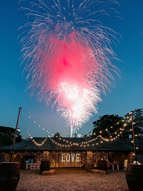 Fireworks at Kingston Estate