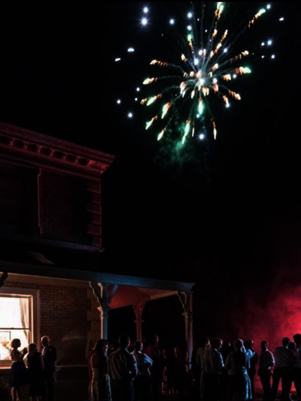 Fireworks at Beaconside House