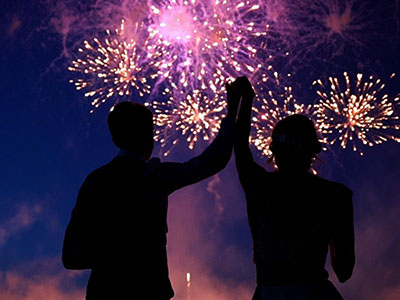 21st Birthday Party Fireworks