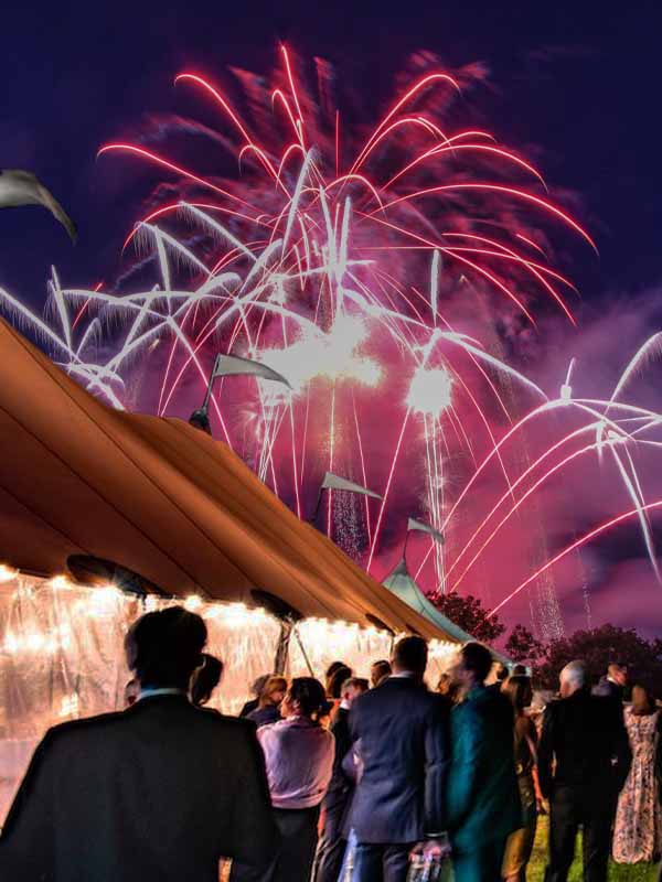 Fireworks at Roscarrock Manor