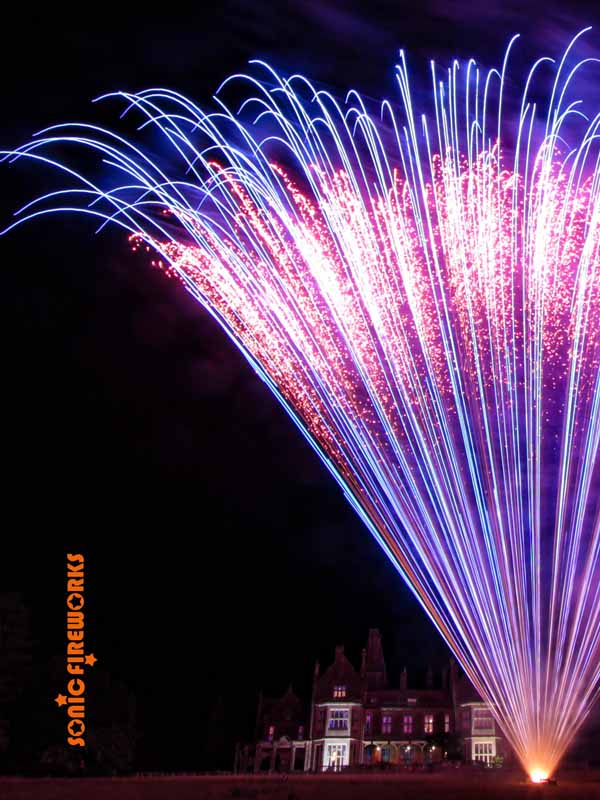Fireworks at Orchardleigh Estate, Somerset