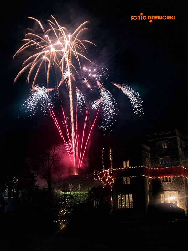 Fireworks at Boringdon Hall