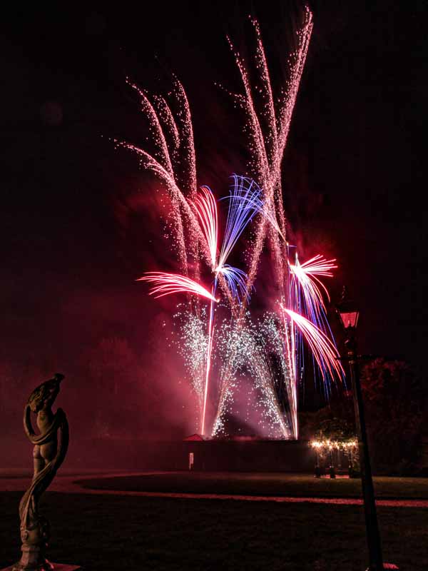 Fireworks at Elmhay Park, Somerset